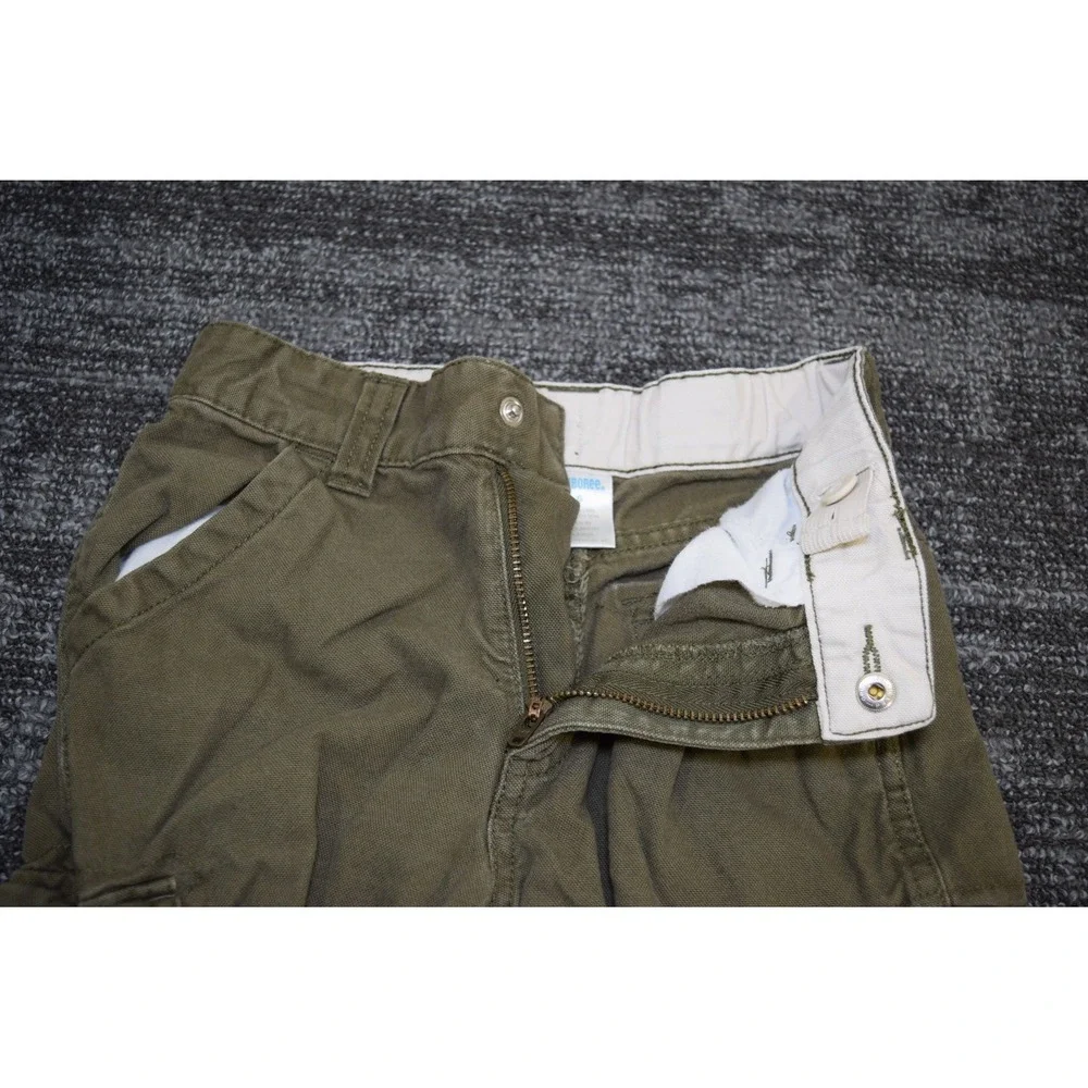 2007 Gymboree Heavy Twill Cotton Cargo Shorts BOYS 6 Green